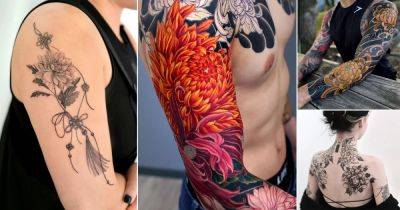 28 Awesome Chrysanthemum Tattoo Designs - balconygardenweb.com - China - Japan