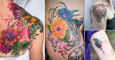 33 Tropical Flower Tattoo Ideas - balconygardenweb.com