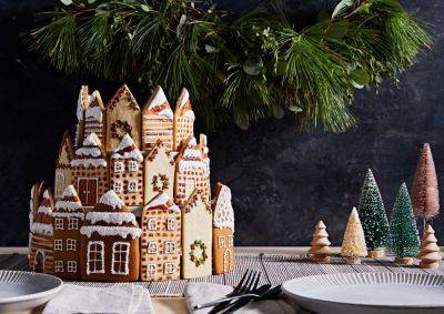 People Are DIYing Affordable Dupes of the Pottery Barn Gingerbread Village Houses - bhg.com