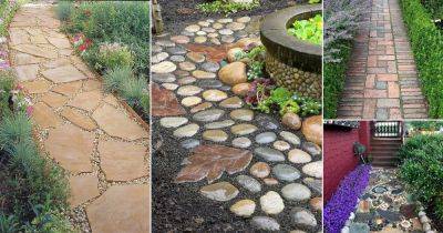 30 DIY Garden Path Ideas With Tutorials - balconygardenweb.com