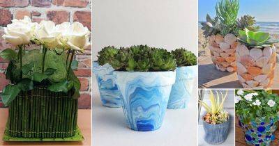 21 Garden Pot Decoration Ideas (DIY Flower Pots) - balconygardenweb.com