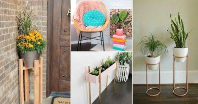40 Best and Most Creative DIY Plant Stand Ideas for Inspiration - balconygardenweb.com