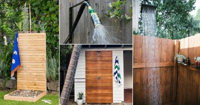 15 DIY Outdoor Shower Ideas for Backyard & Garden - balconygardenweb.com