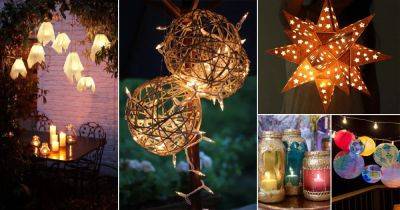50 DIY Outdoor Garden Lantern Ideas | Make Garden Lights at Home - balconygardenweb.com