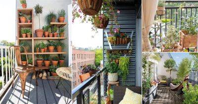 17 Small Balcony Garden Ideas to Make it Look Bigger & Grow More - balconygardenweb.com