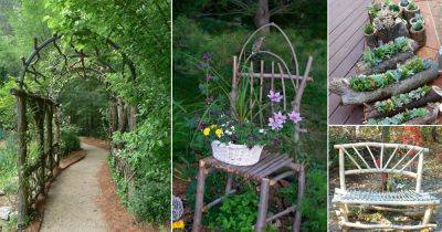 22 Fantastic DIY Garden Decor Using Tree Branches - balconygardenweb.com