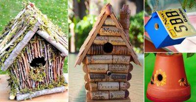 55 Best DIY Birdhouse Ideas With Plans and Tutorials - balconygardenweb.com