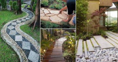 50 Amazing DIY Garden Walkway Ideas - balconygardenweb.com