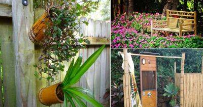 24 Spectacular DIY Bamboo Projects & Uses In Garden - balconygardenweb.com