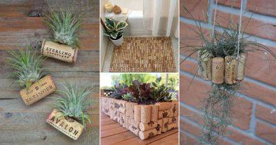 24 Great DIY Wine Cork Ideas For The Garden & Home - balconygardenweb.com