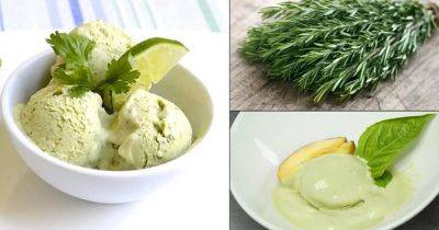 Homemade Herbal Ice Cream Recipes From 8 Garden Herbs - balconygardenweb.com - Greece - Italy