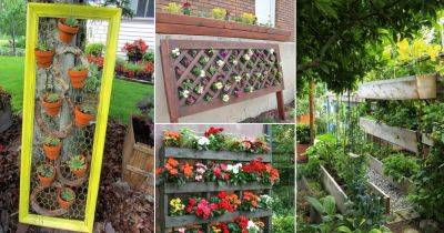 15 DIY Vertical Garden Bed Ideas for Backyards & Gardens - balconygardenweb.com