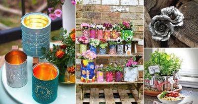 51 Awesome DIY Tin Can Ideas for Garden - balconygardenweb.com