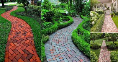 Brick Pathway Ideas for Garden Design - balconygardenweb.com