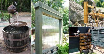 28 Creative DIY Outdoor Water Fountain Ideas - balconygardenweb.com - state Texas