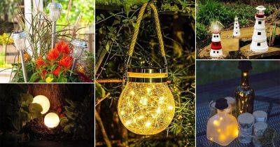 35 Easy DIY Solar Light Projects For Home and Garden - balconygardenweb.com