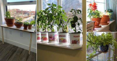 14 DIY Windowsill Extension Ideas for Growing More Plants - balconygardenweb.com
