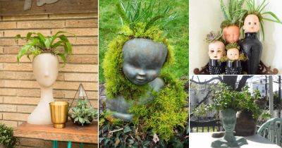 10 Bizarre DIY Head Planter Ideas - balconygardenweb.com