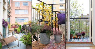 29 Festive Fall Balcony Garden Decor Ideas | Autumn Balcony Pictures - balconygardenweb.com