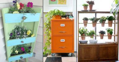 10 Creative DIYs to Turn Old Plant Cabinets into Plant Homes - balconygardenweb.com