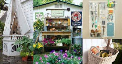 21 Most Creative And Useful DIY Garden Tool Storage Ideas - balconygardenweb.com
