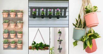 25 DIY Wall Planter Ideas with Tutorials | Cool Floating Planters - balconygardenweb.com