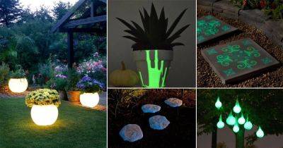 16 Magical DIY Glow In The Dark Ideas For The Garden - balconygardenweb.com