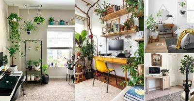 26 Best Bedroom Office Ideas with Plants from Instagram - balconygardenweb.com