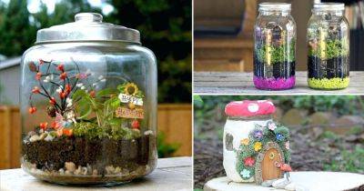 15 Amazing Mason Jar Fairy Garden Ideas - balconygardenweb.com
