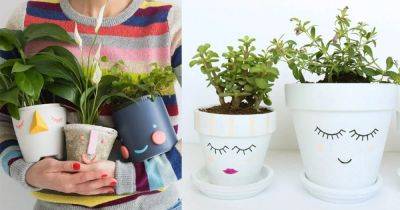 20 DIY Face Planters You Can Make In Minutes - balconygardenweb.com
