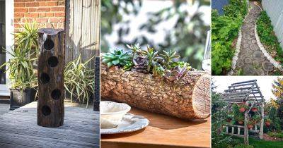 42 Creative Logwood Decor Ideas for Home and Garden - balconygardenweb.com