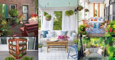 30 Porch Decor Ideas with Plants - balconygardenweb.com