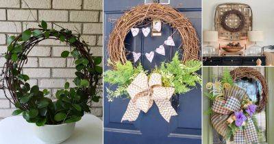 41 Stunning Grapevine Wreath Ideas - balconygardenweb.com