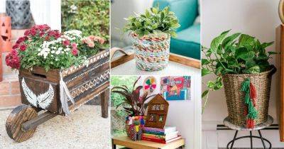 21 Creative DIY Boho Planter Ideas - balconygardenweb.com