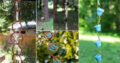 18 DIY Rain Chain Ideas | How to Make a Rain Chain - balconygardenweb.com
