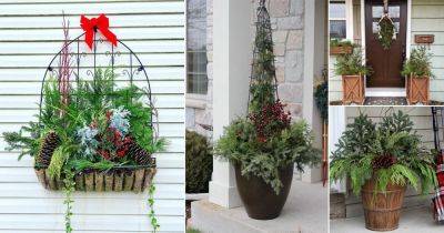30 Fantastic DIY Christmas Planter Ideas - balconygardenweb.com