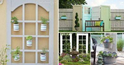 13 DIY Ideas For Using Old Doors In The Garden - balconygardenweb.com