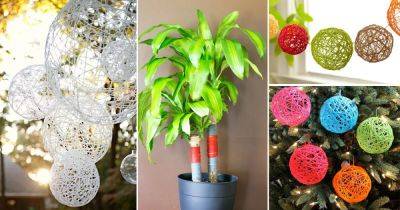 17 Must See DIY Yarn Craft Ideas For Home & Garden - balconygardenweb.com