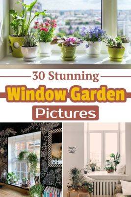 30 Stunning Window Garden Pictures - balconygardenweb.com