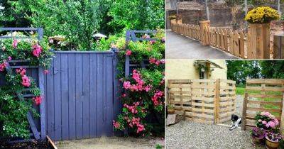 17 Awesome DIY Pallet Fence Ideas - balconygardenweb.com
