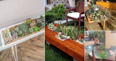 23 Fantastic DIY Plant Table Ideas - balconygardenweb.com