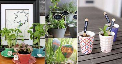 32 Cute DIY Plant Marker Ideas For Container Gardeners - balconygardenweb.com