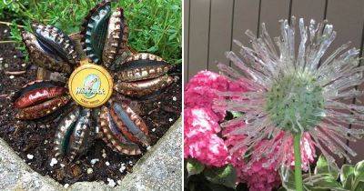 8 DIY Garden Art Flowers From Recycled Materials - balconygardenweb.com