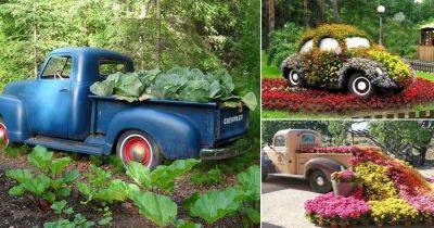 Old Car Garden Art: 20 Inspirations You Need To Know About - balconygardenweb.com