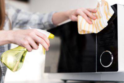 Should You Spray Cleaners in Your Microwave? - bhg.com