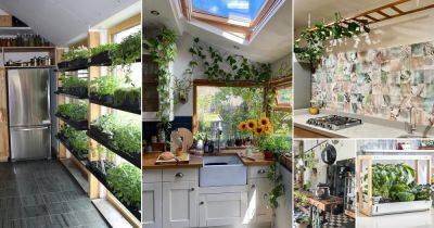56 Indoor Garden in Kitchen Ideas - balconygardenweb.com