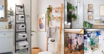 46 Genius Small Bathroom Organization Ideas | Bathroom Organizer Tips - balconygardenweb.com - Switzerland