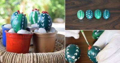 Super Cute DIY Easter Egg Cactus - balconygardenweb.com