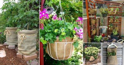 30 Cool Burlap Projects for the Garden - balconygardenweb.com