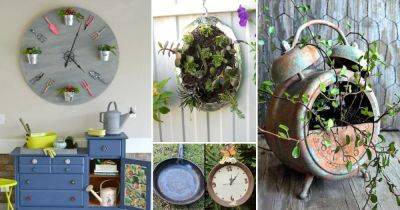 7 Unusual DIY Clock Ideas For Garden - balconygardenweb.com - Britain - Norway